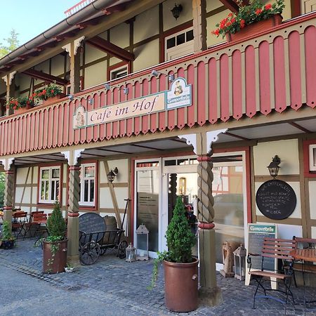 Hotel Café im Hof Streufdorf Exterior foto