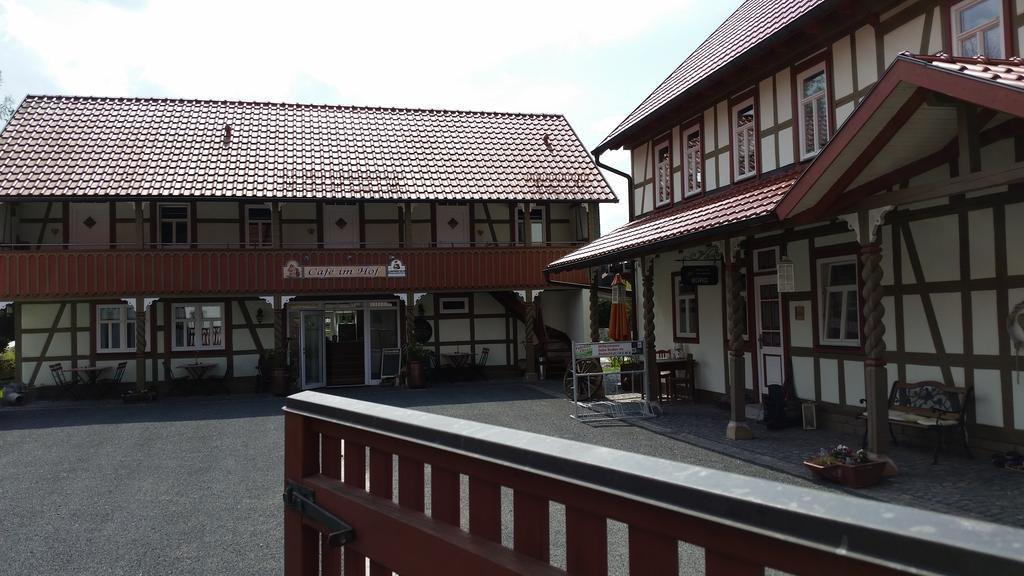 Hotel Café im Hof Streufdorf Exterior foto