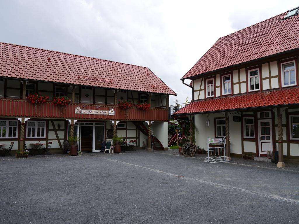 Hotel Café im Hof Streufdorf Exterior foto