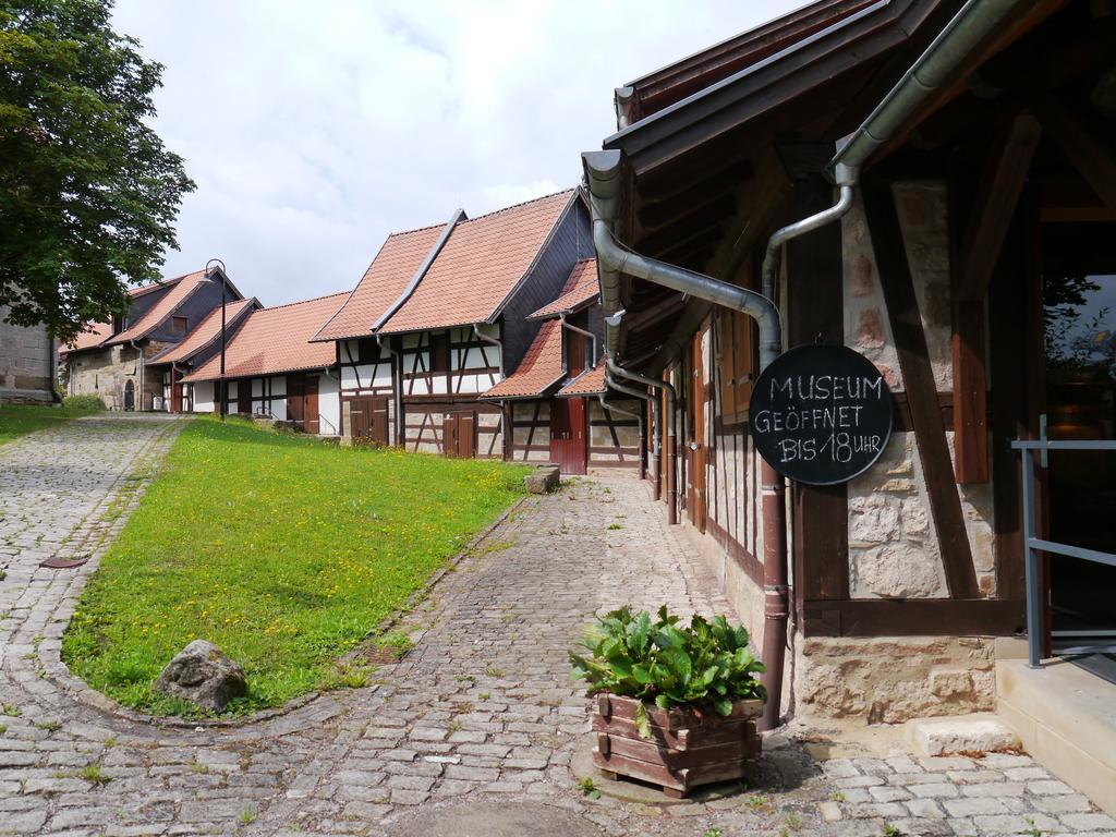 Hotel Café im Hof Streufdorf Exterior foto
