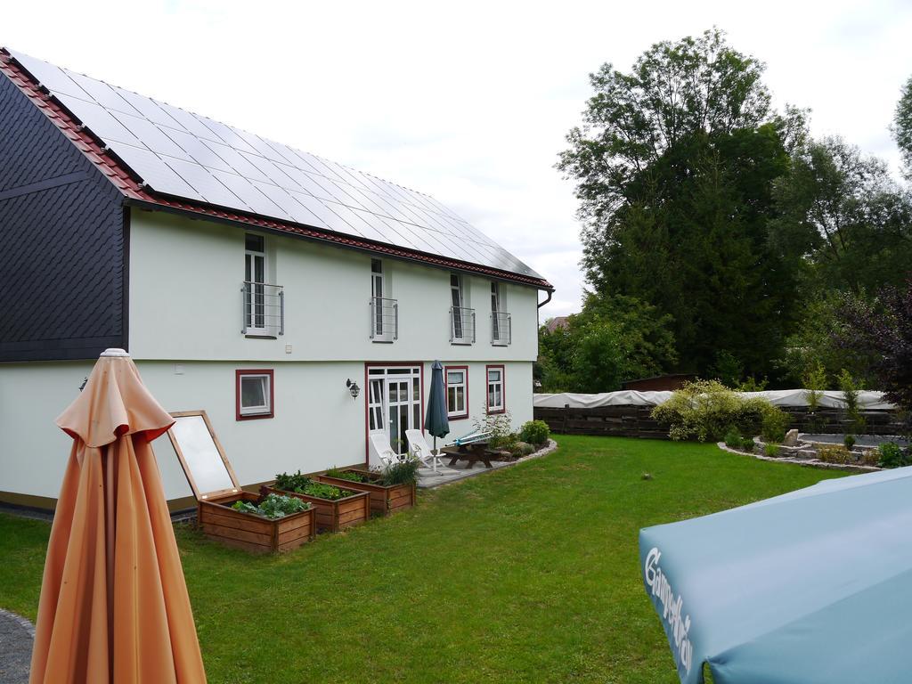 Hotel Café im Hof Streufdorf Exterior foto