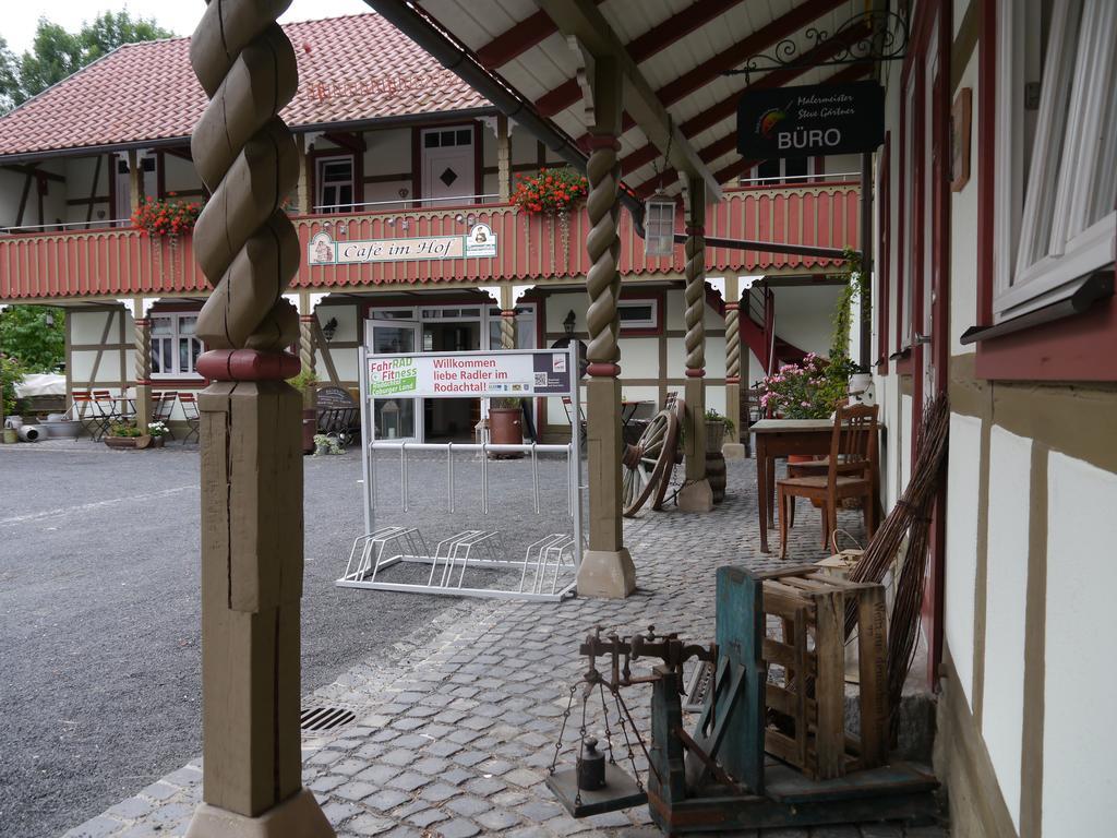 Hotel Café im Hof Streufdorf Exterior foto