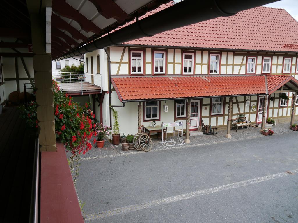 Hotel Café im Hof Streufdorf Exterior foto