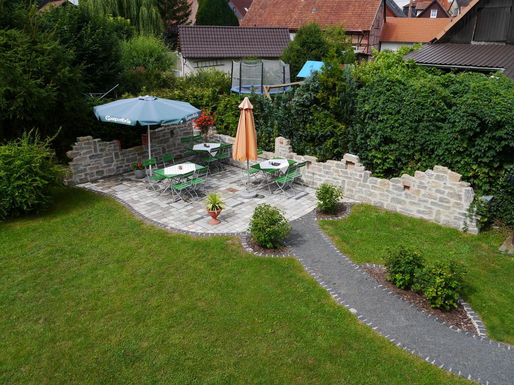 Hotel Café im Hof Streufdorf Exterior foto