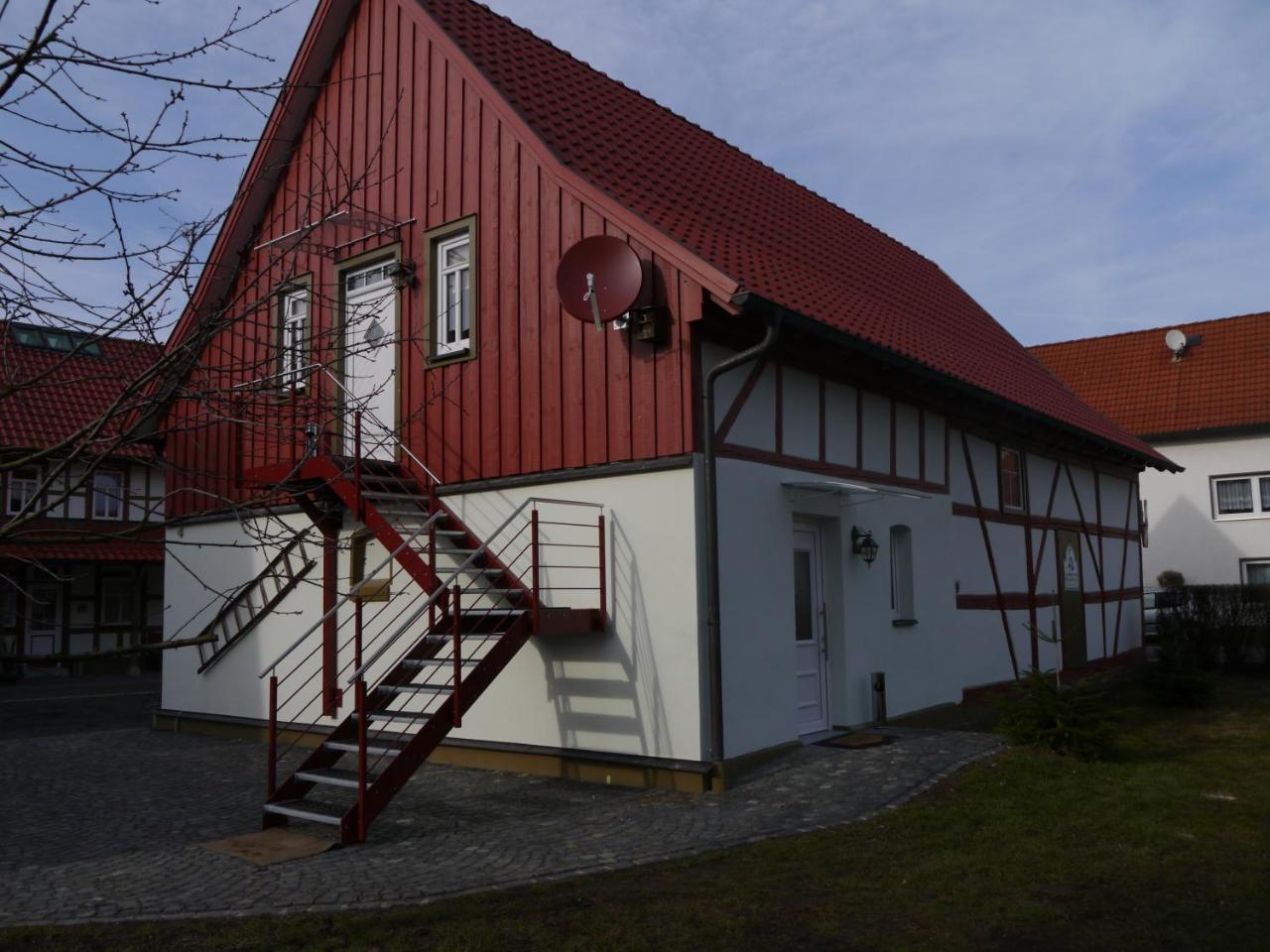 Hotel Café im Hof Streufdorf Exterior foto